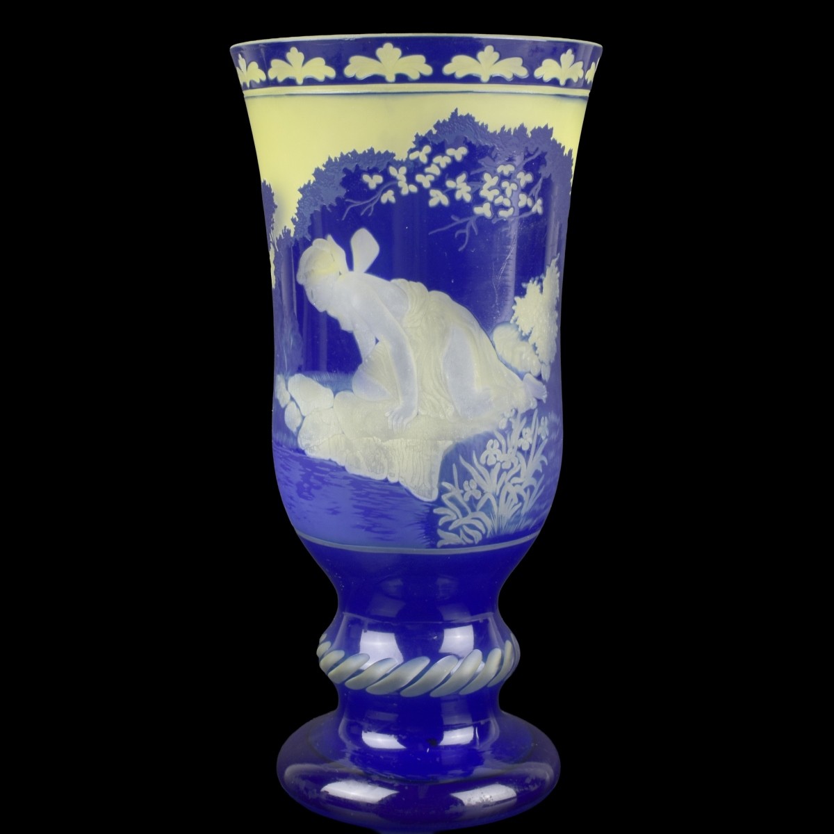 Vintage Cameo Vase