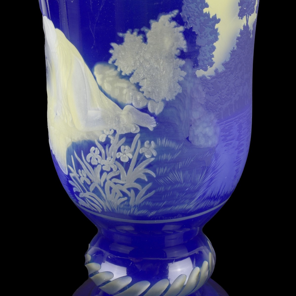 Vintage Cameo Vase