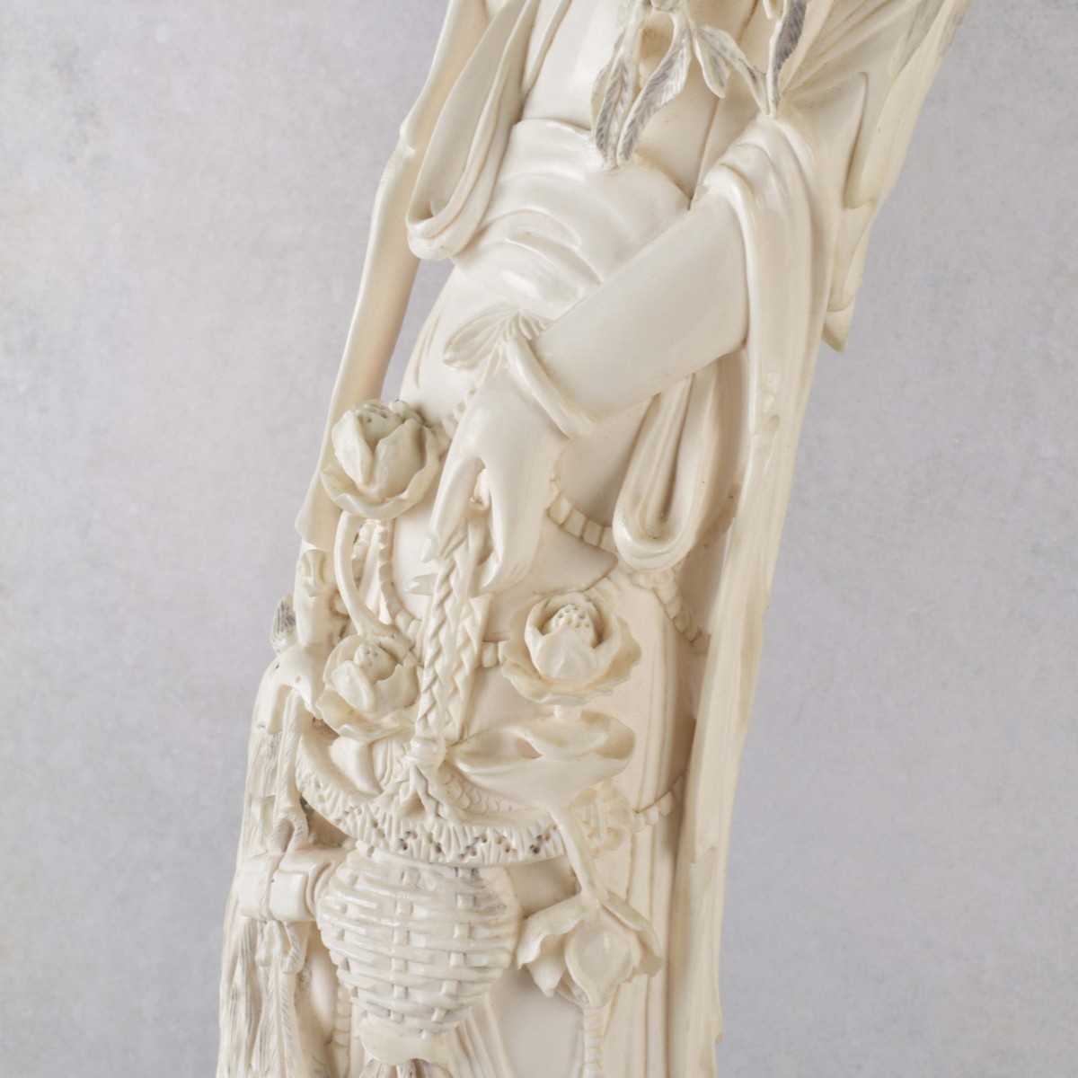 Antique Pair of Chinese Guanyins