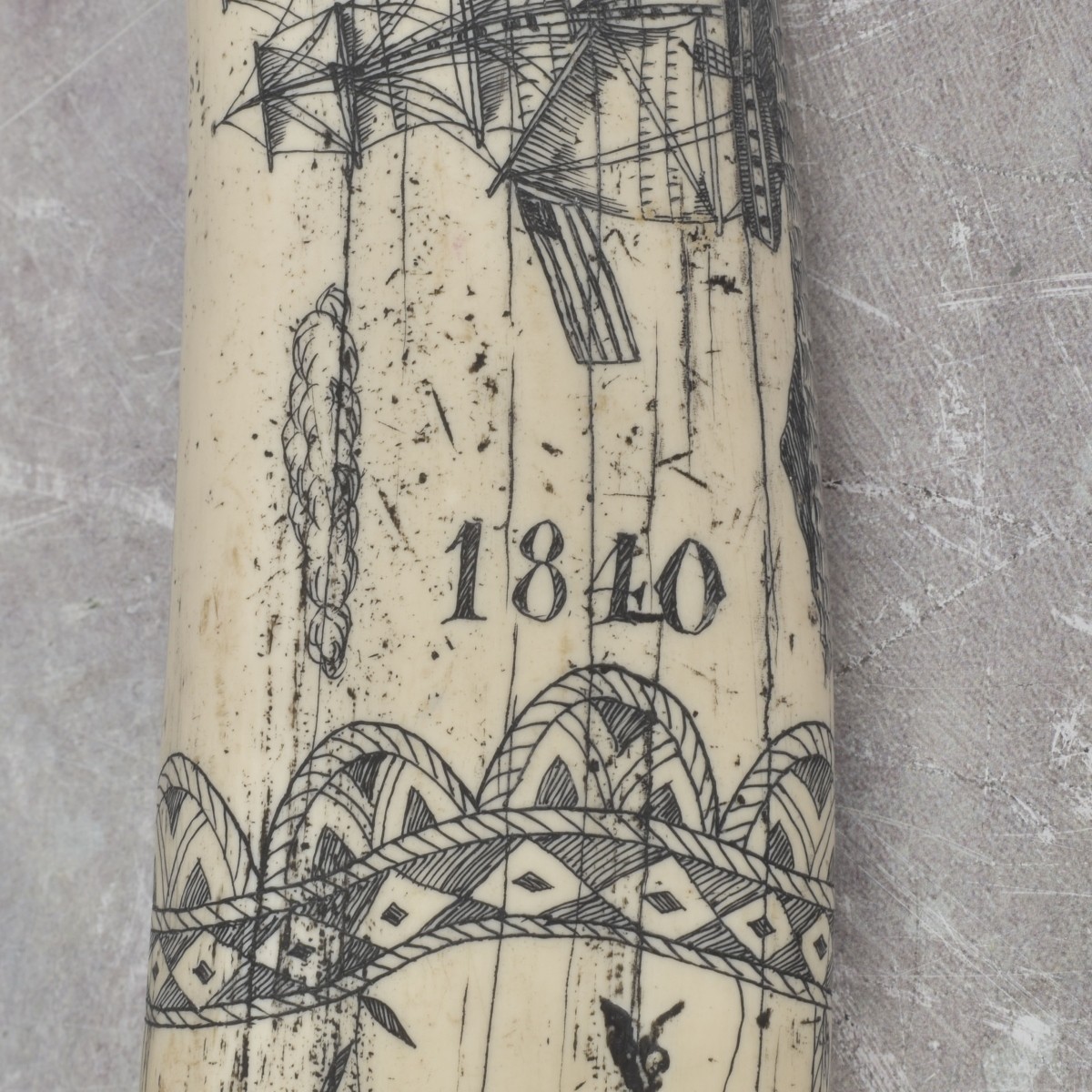 Carved Scrimshaw