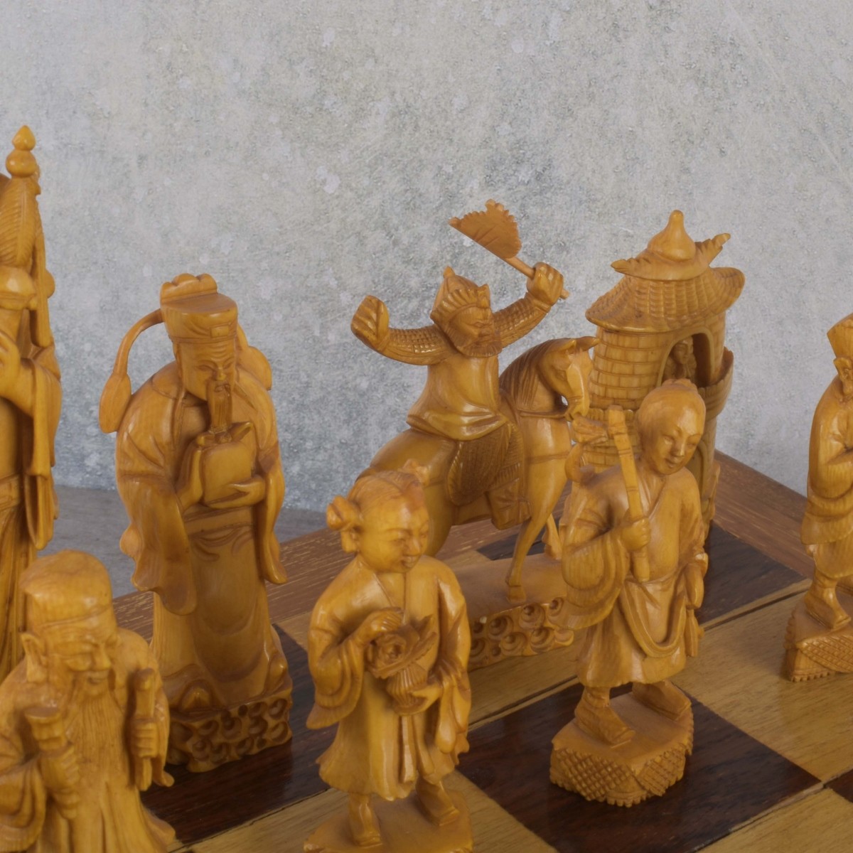 Carved Chess Set