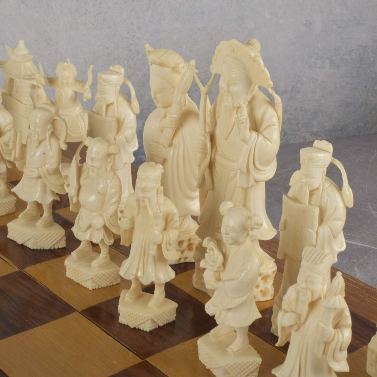 Carved Chess Set