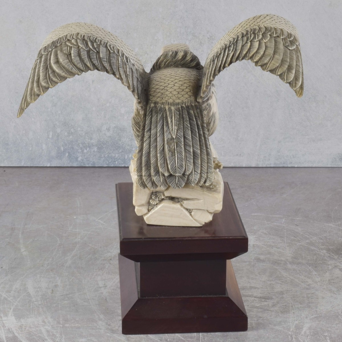 Chinese Carved Hawk Sculpture