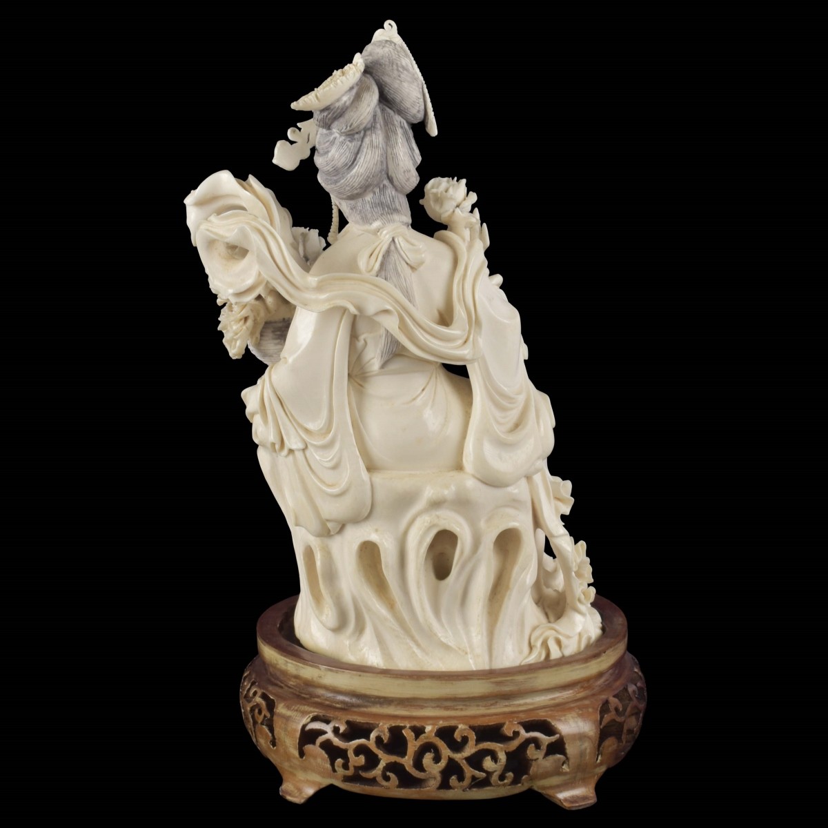 Antique Carved Chinese Guanyin