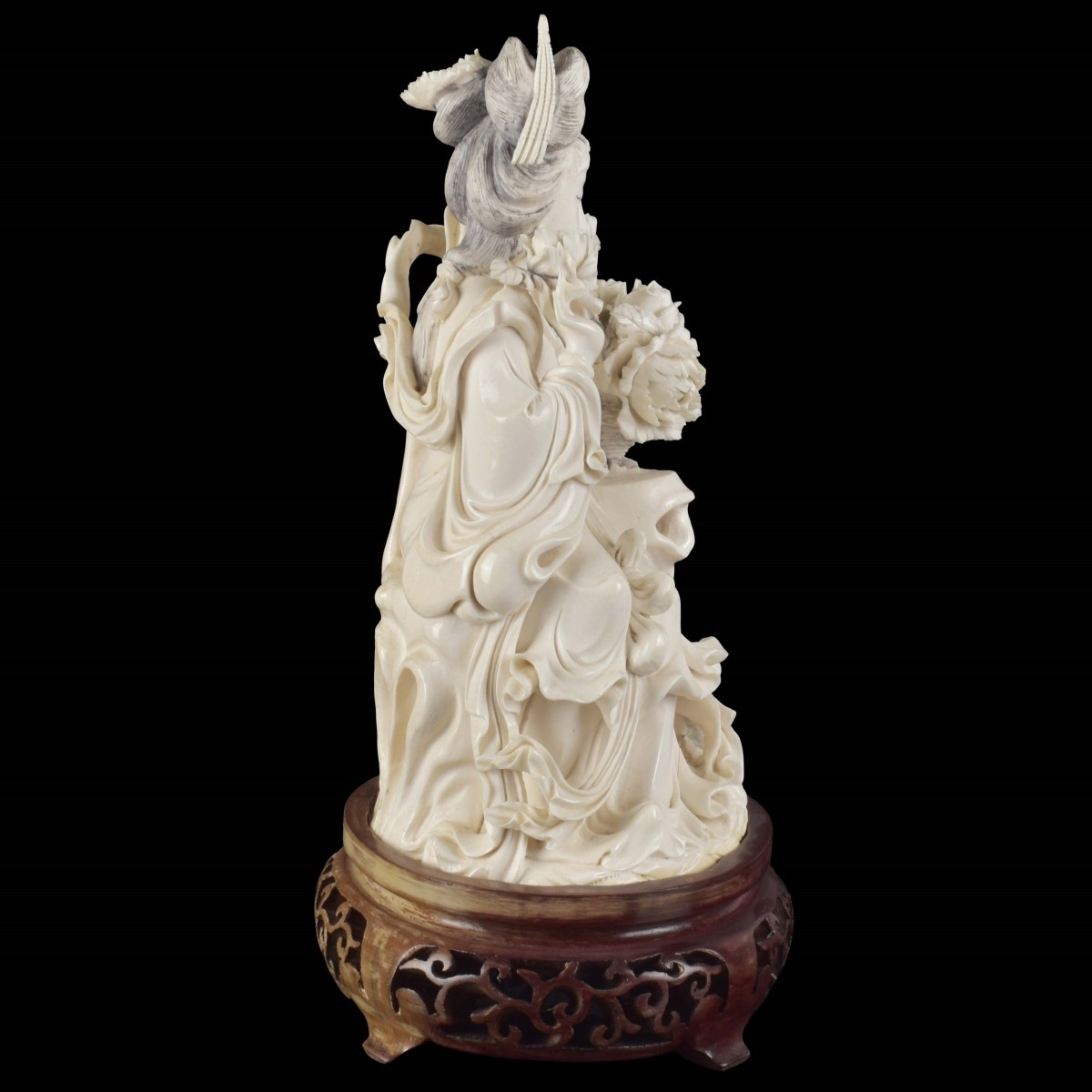 Antique Carved Chinese Guanyin