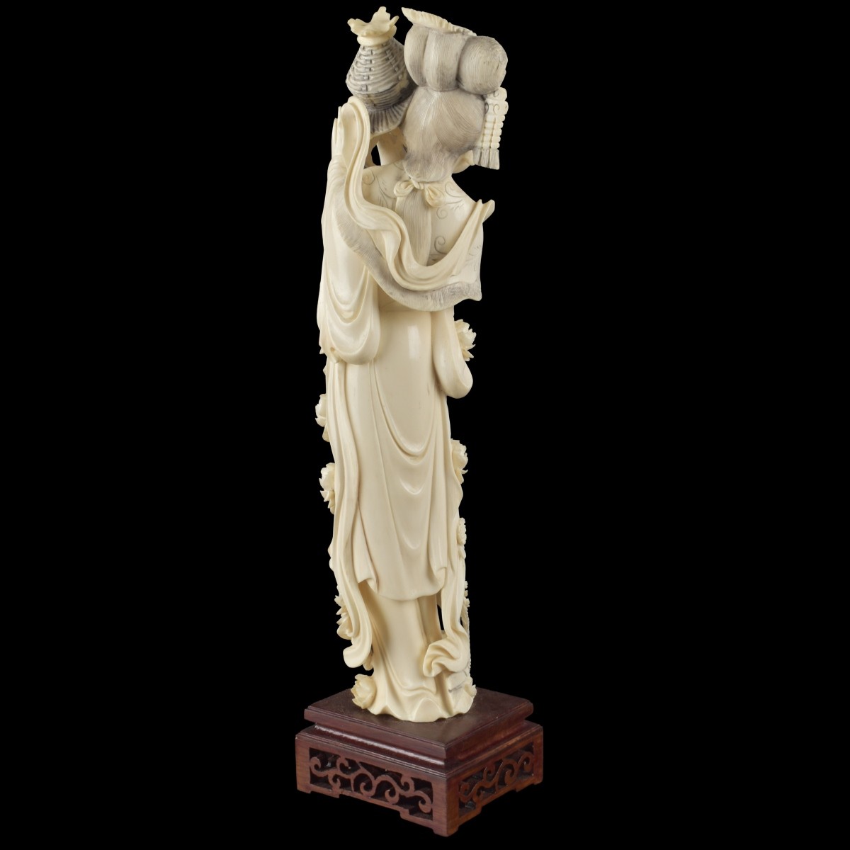 Japanese Carved Geisha