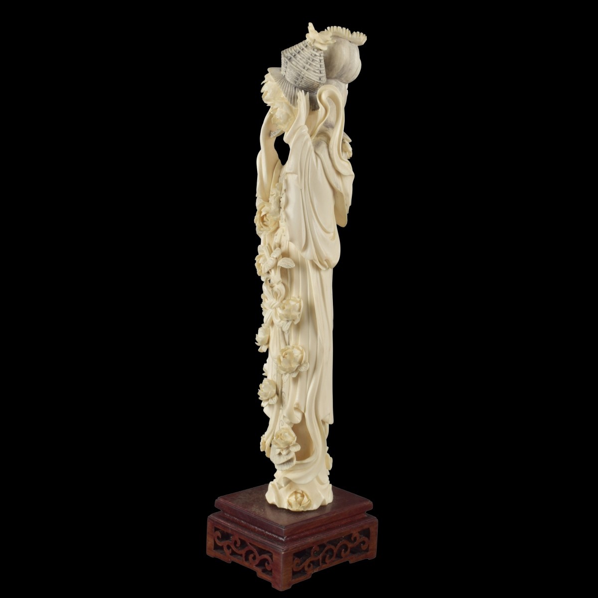 Japanese Carved Geisha