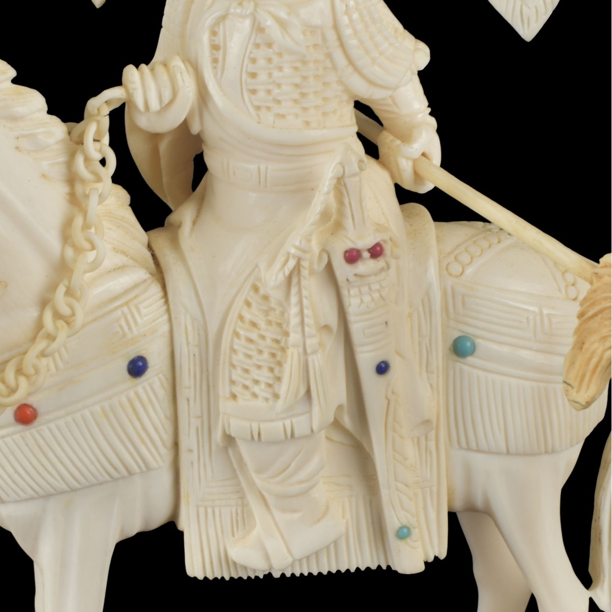 Pair of Carved Samurai