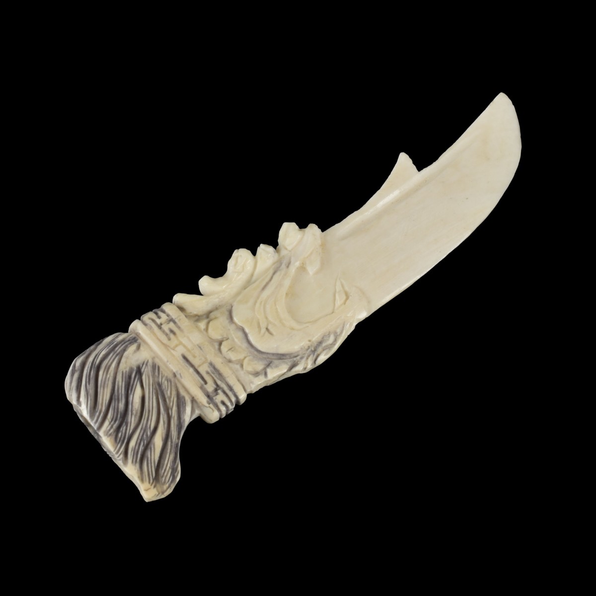 Group of Carved Organic Material Items