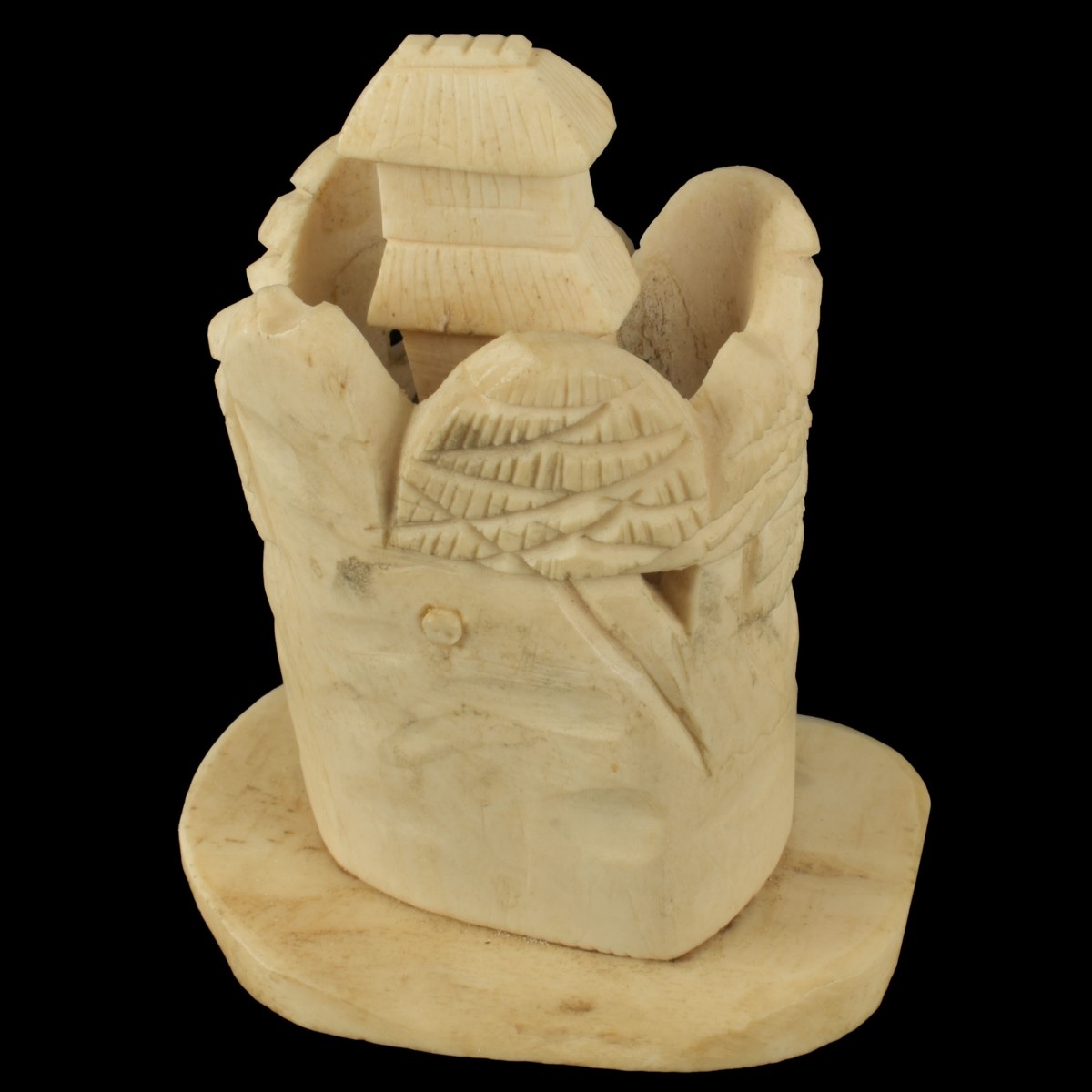 Group of Carved Organic Material Items