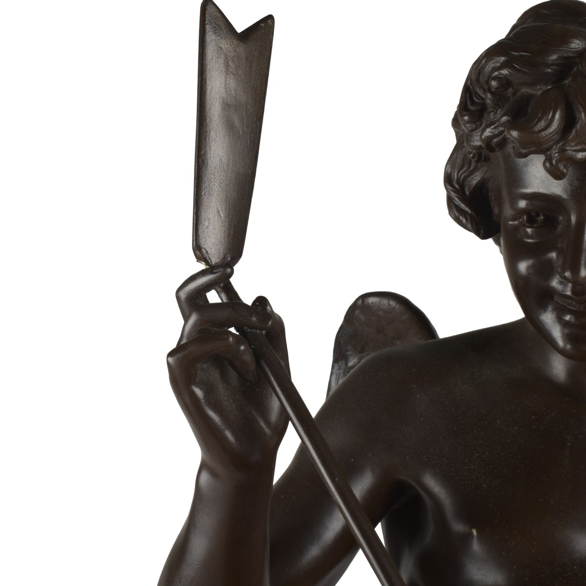 French Clock and Bronze Sculpture