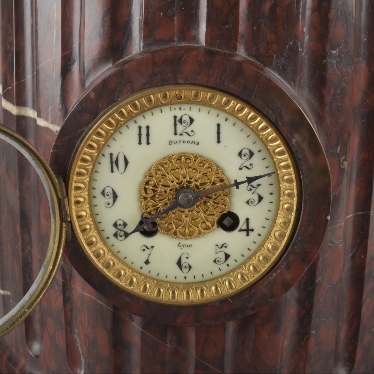 French Clock and Bronze Sculpture