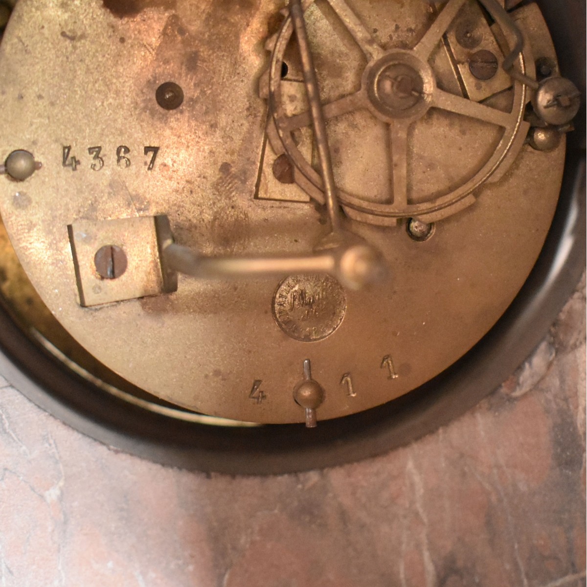 French Clock and Bronze Sculpture
