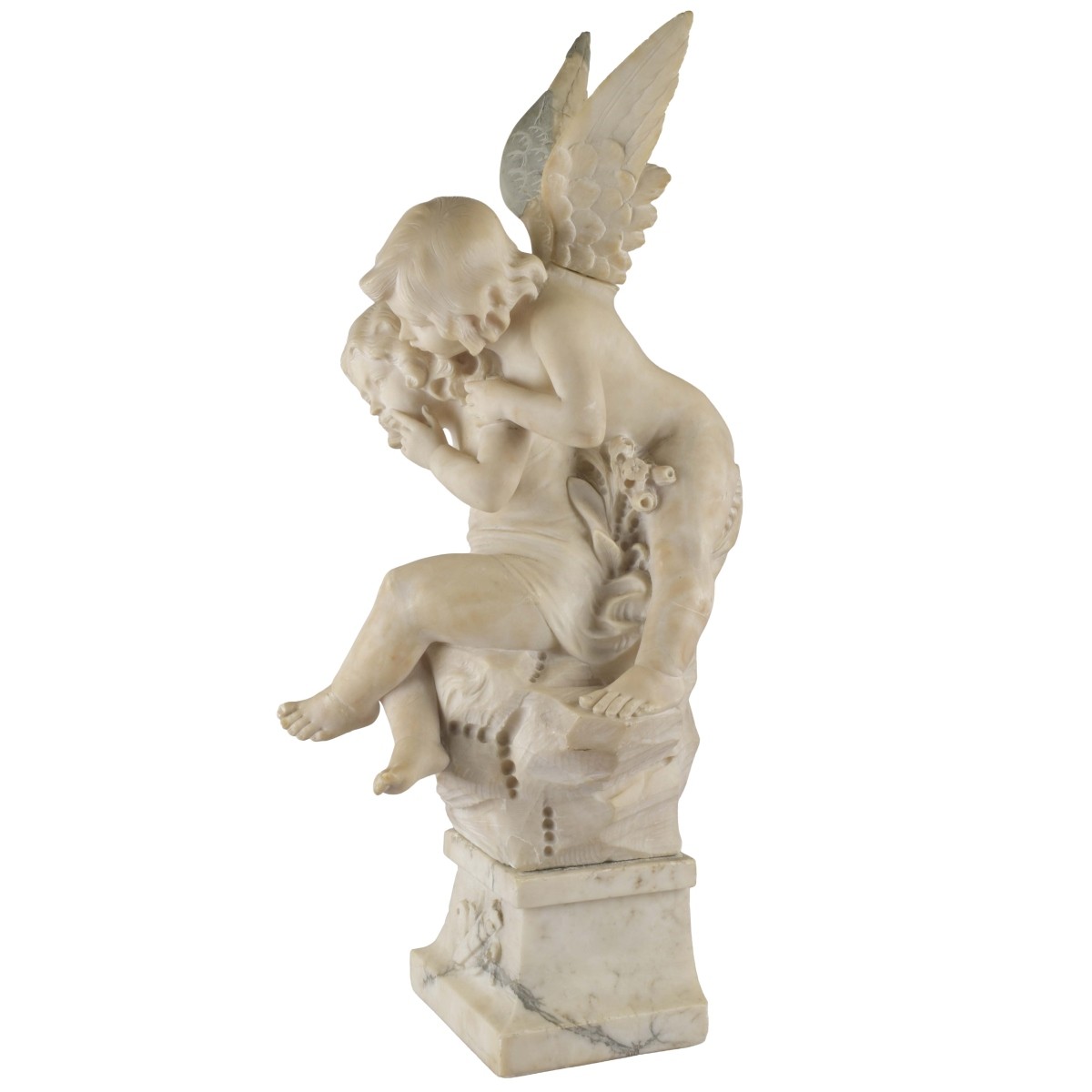 Marble Cherub Sculpture