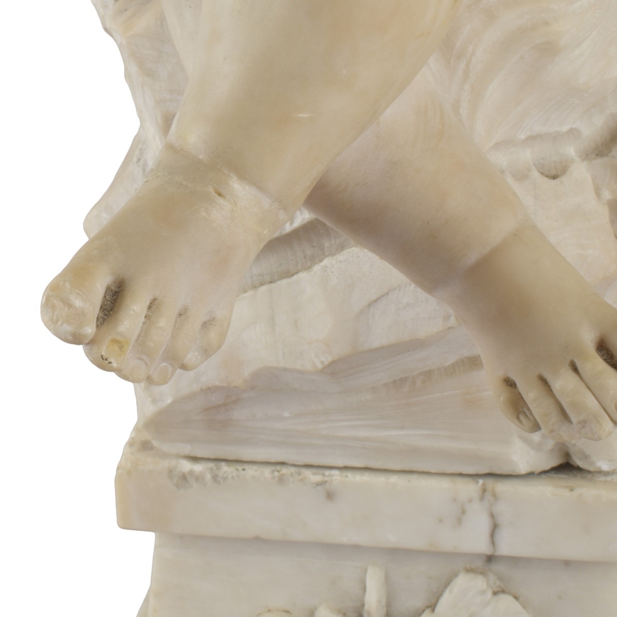 Marble Cherub Sculpture