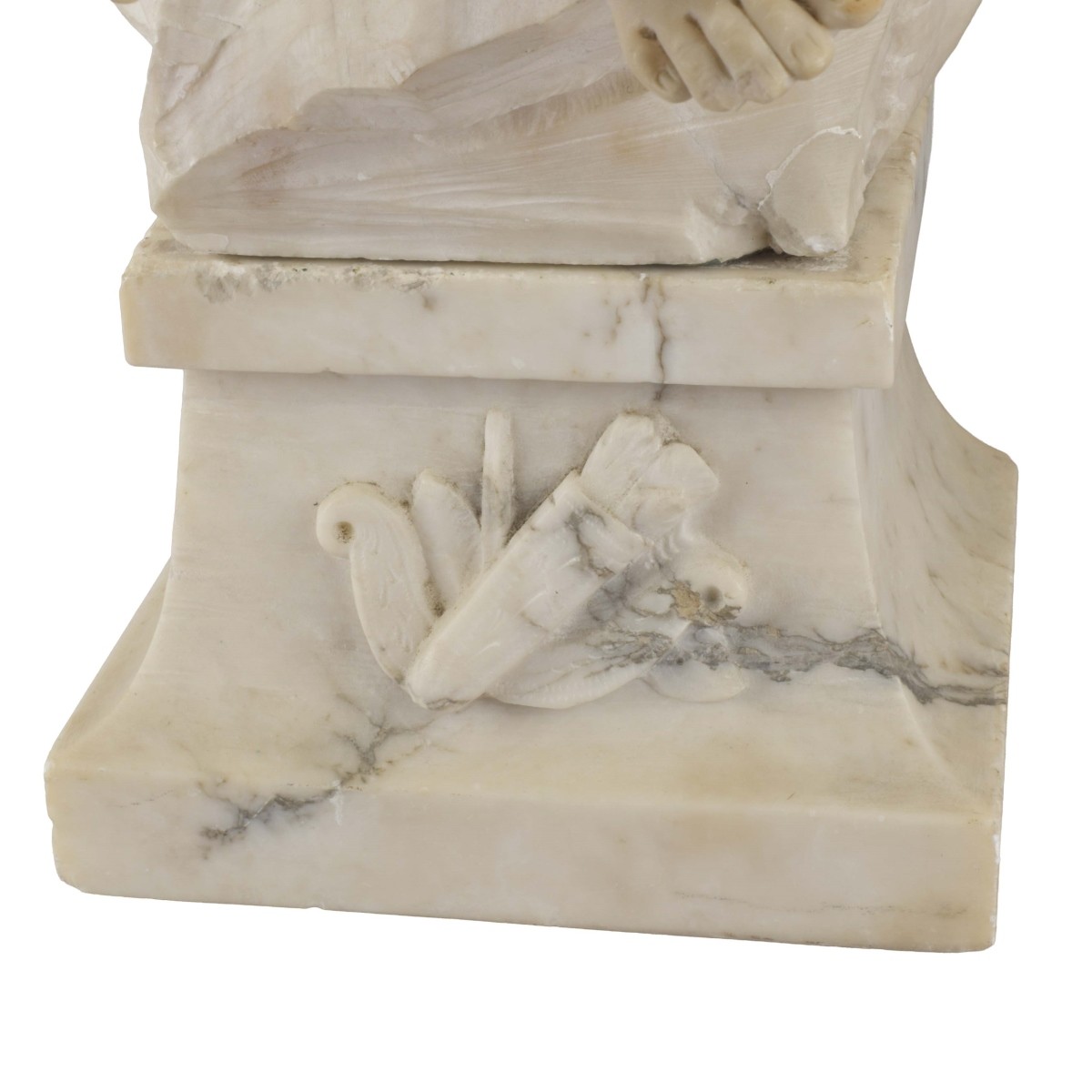 Marble Cherub Sculpture