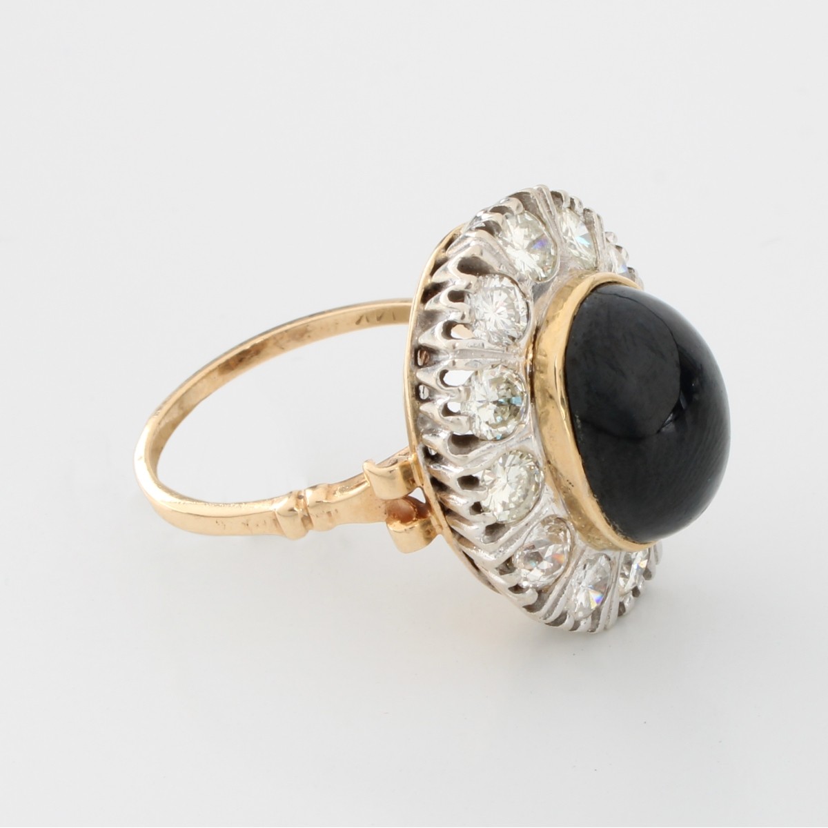 Sapphire, Diamond and 14K Ring & Earrings
