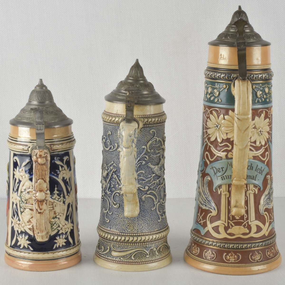 Vintage German Stoneware Steins