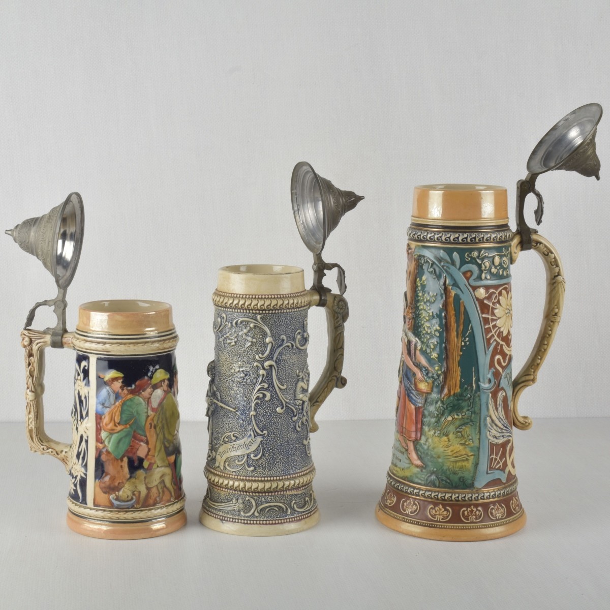 Vintage German Stoneware Steins