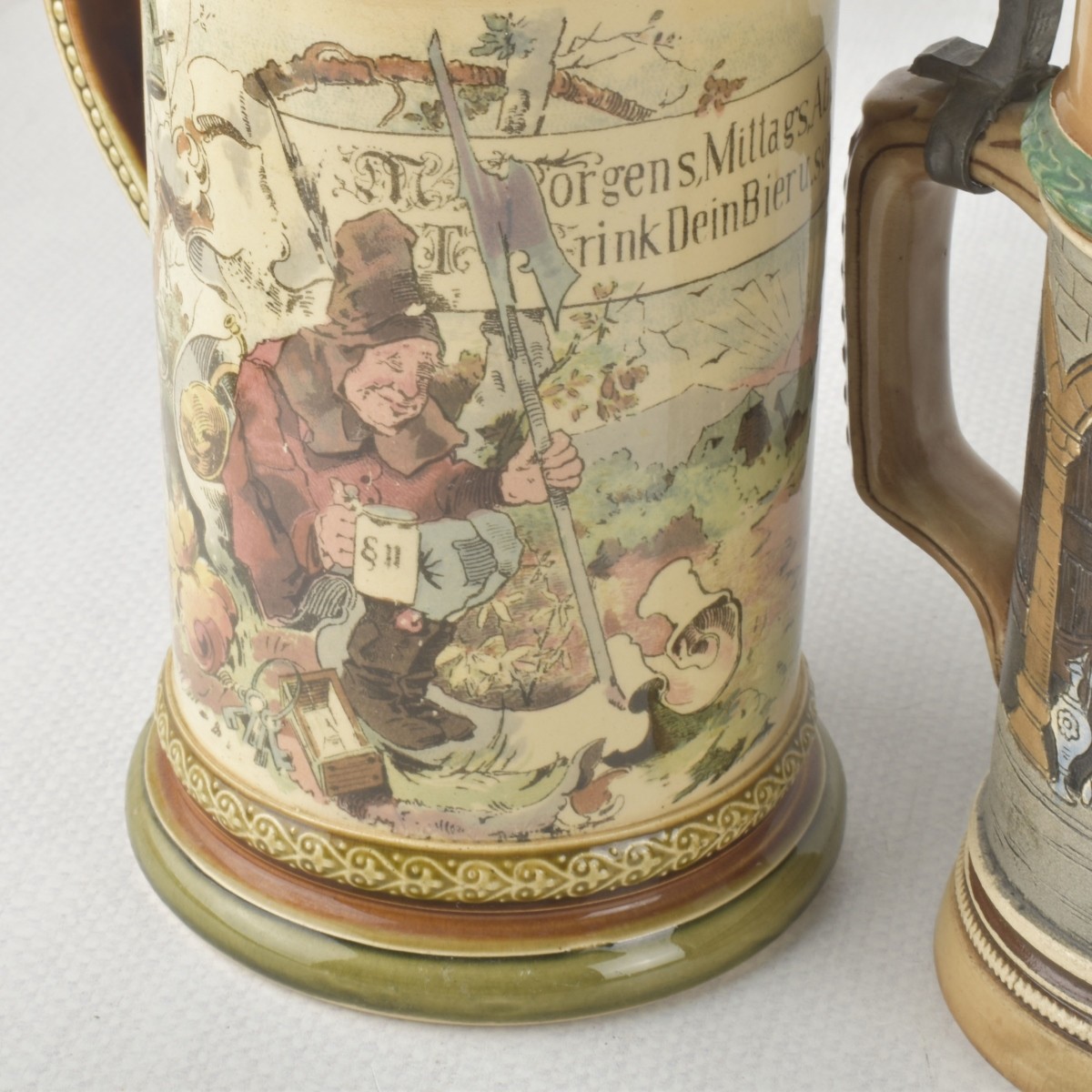 Vintage German Stoneware Steins