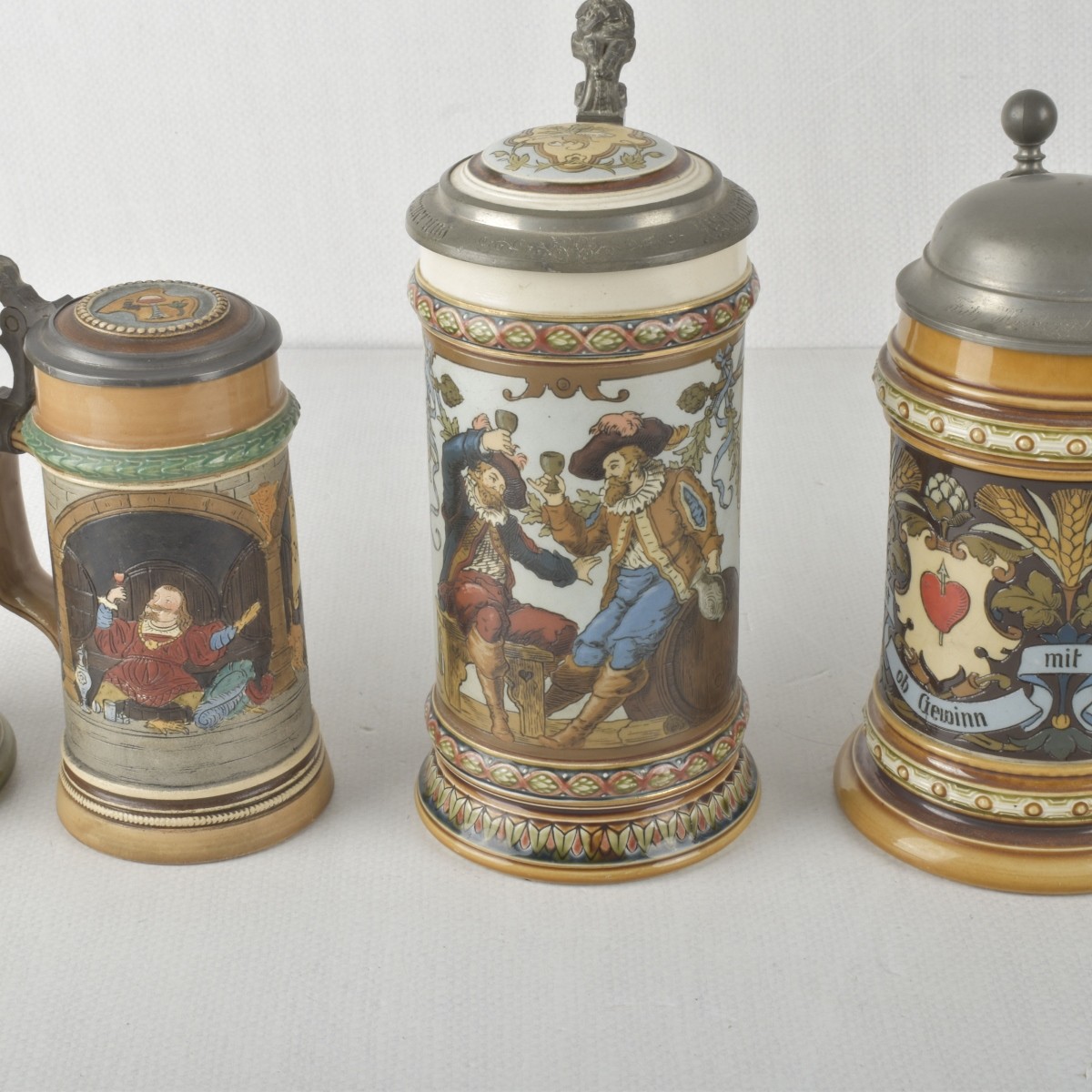 Vintage German Stoneware Steins