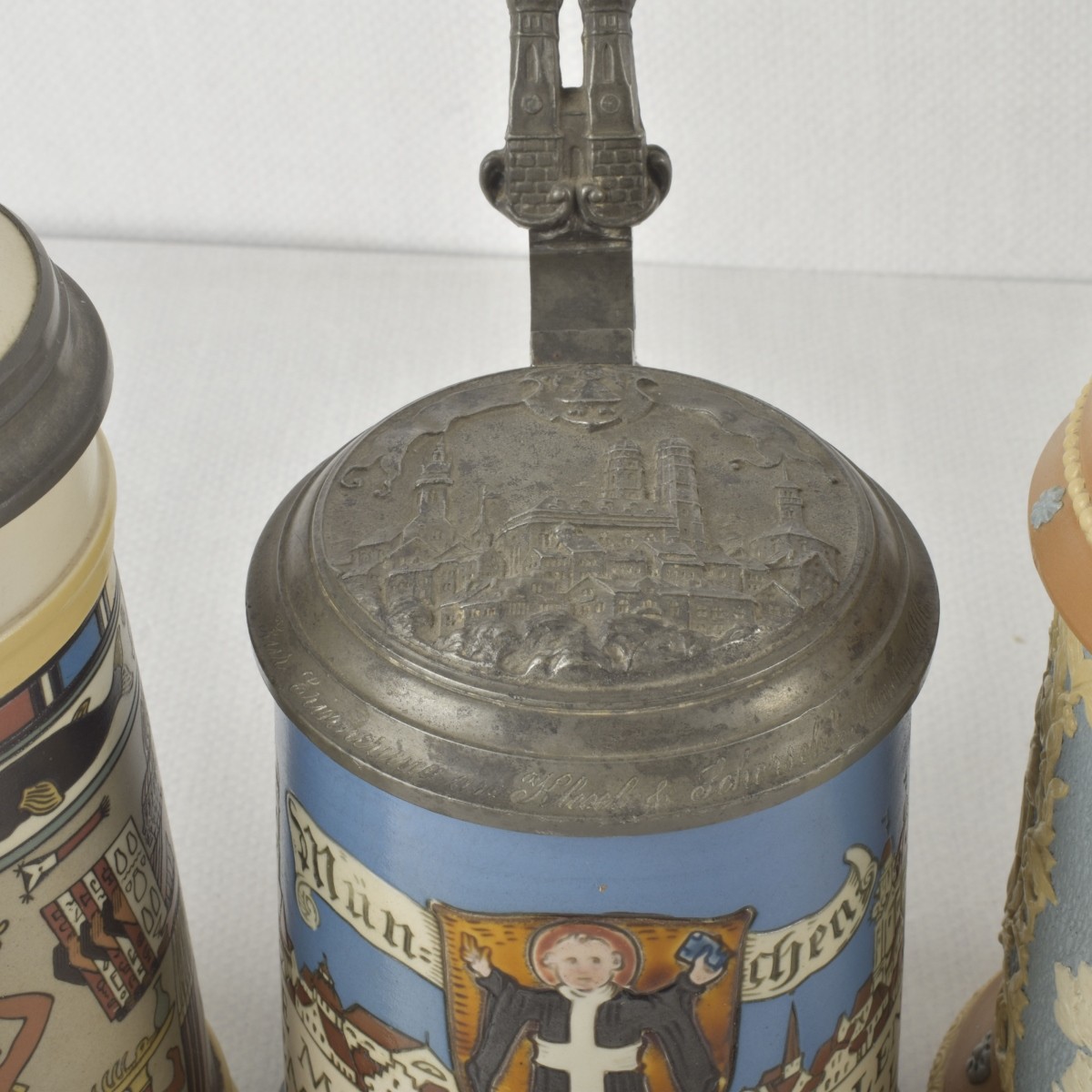 Vintage German Stoneware Steins