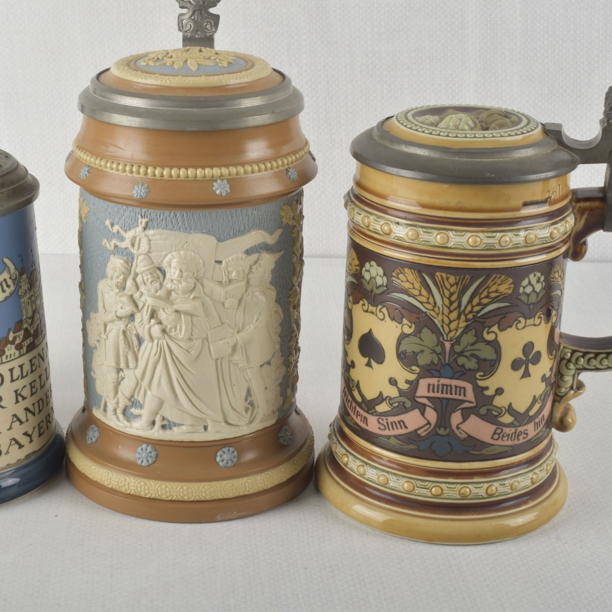 Vintage German Stoneware Steins