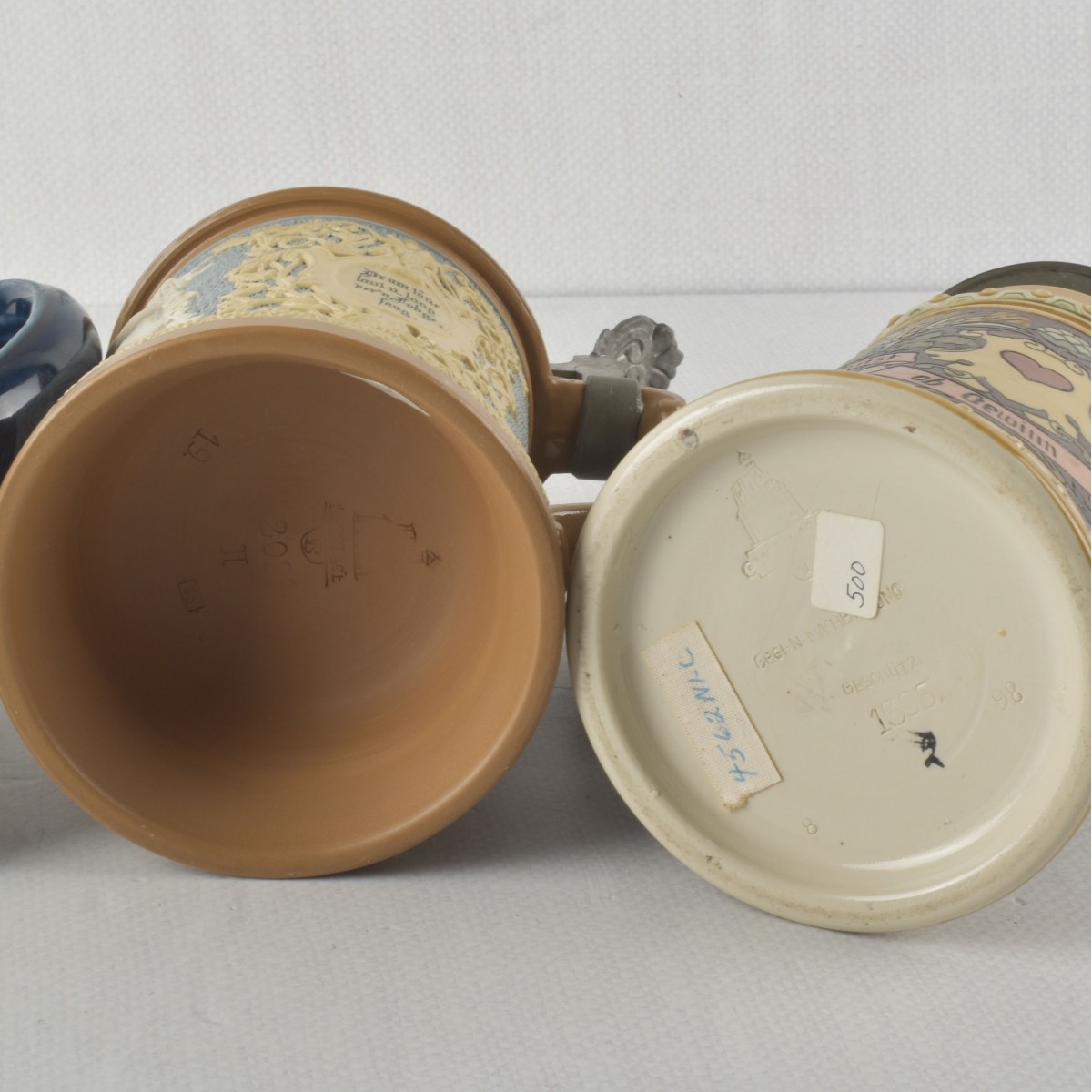 Vintage German Stoneware Steins