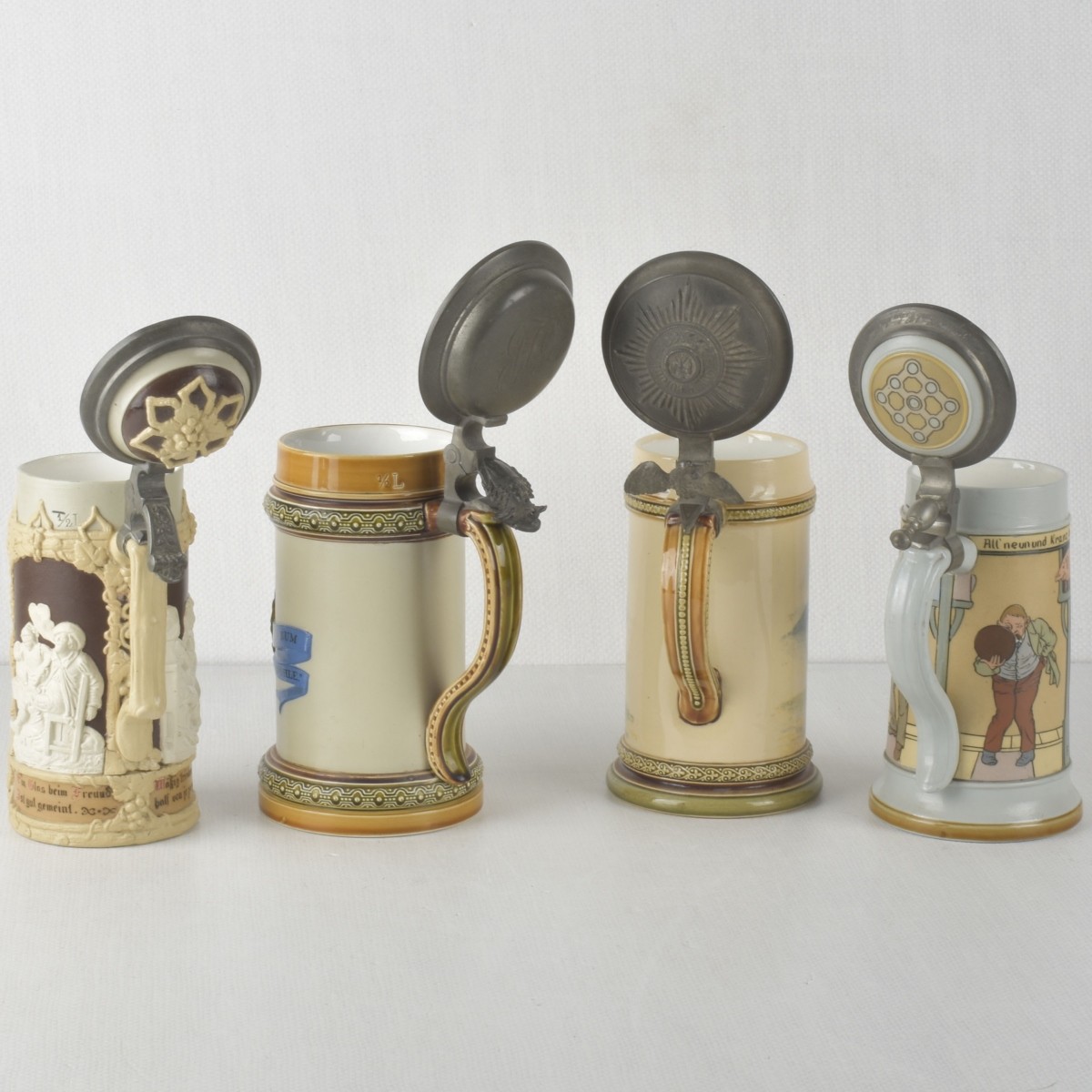 Vintage German Stoneware Steins