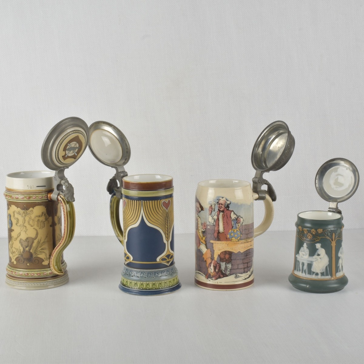Vintage German Stoneware Steins
