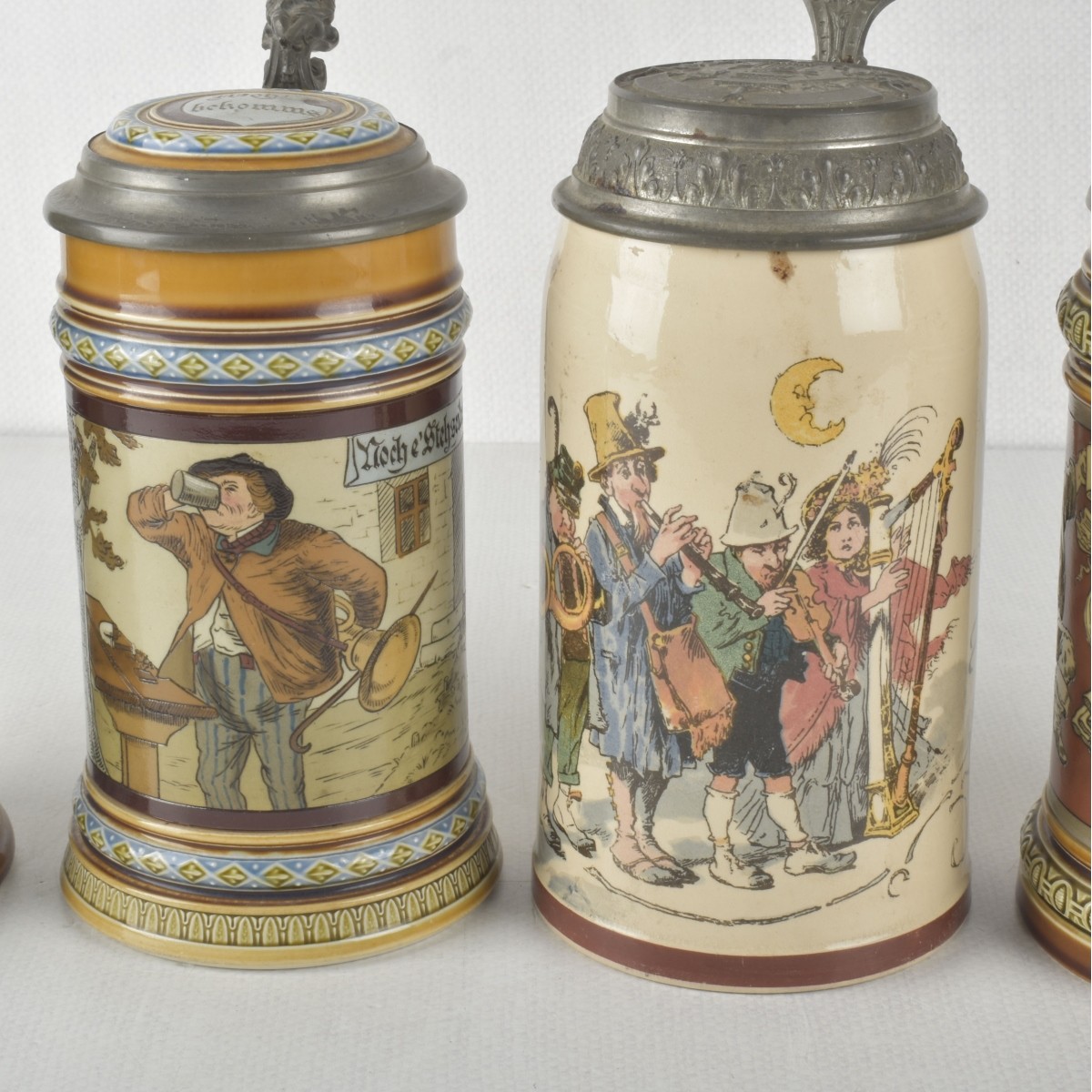 Vintage German Stoneware Steins