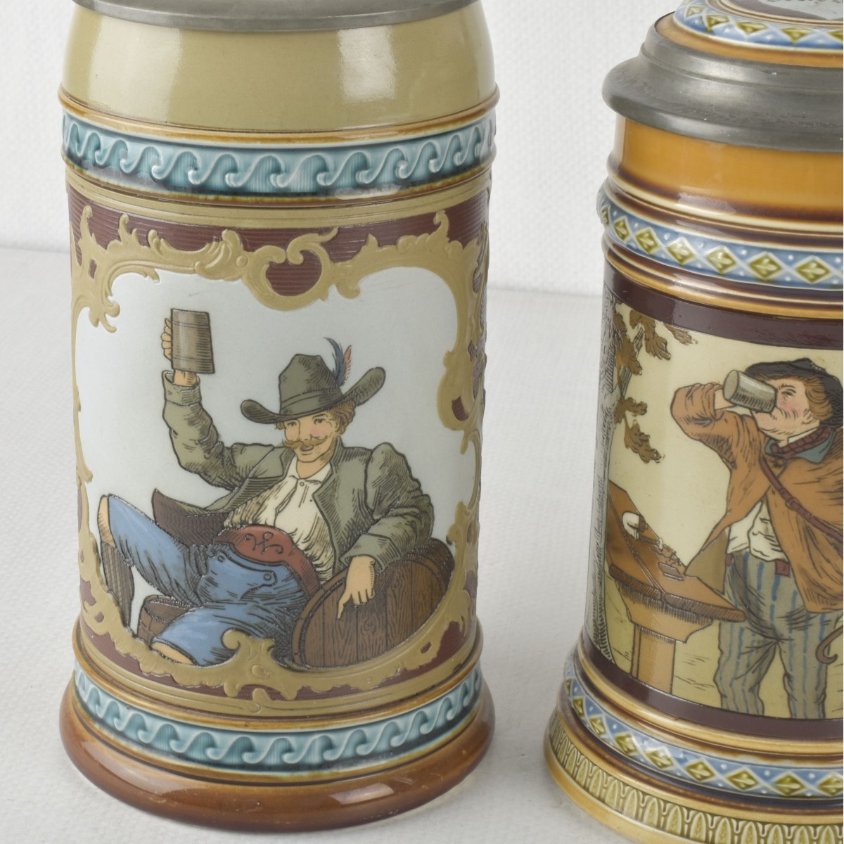 Vintage German Stoneware Steins