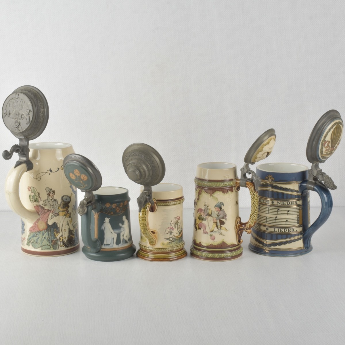 Vintage German Stoneware Steins