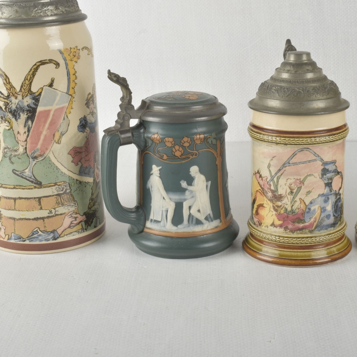 Vintage German Stoneware Steins