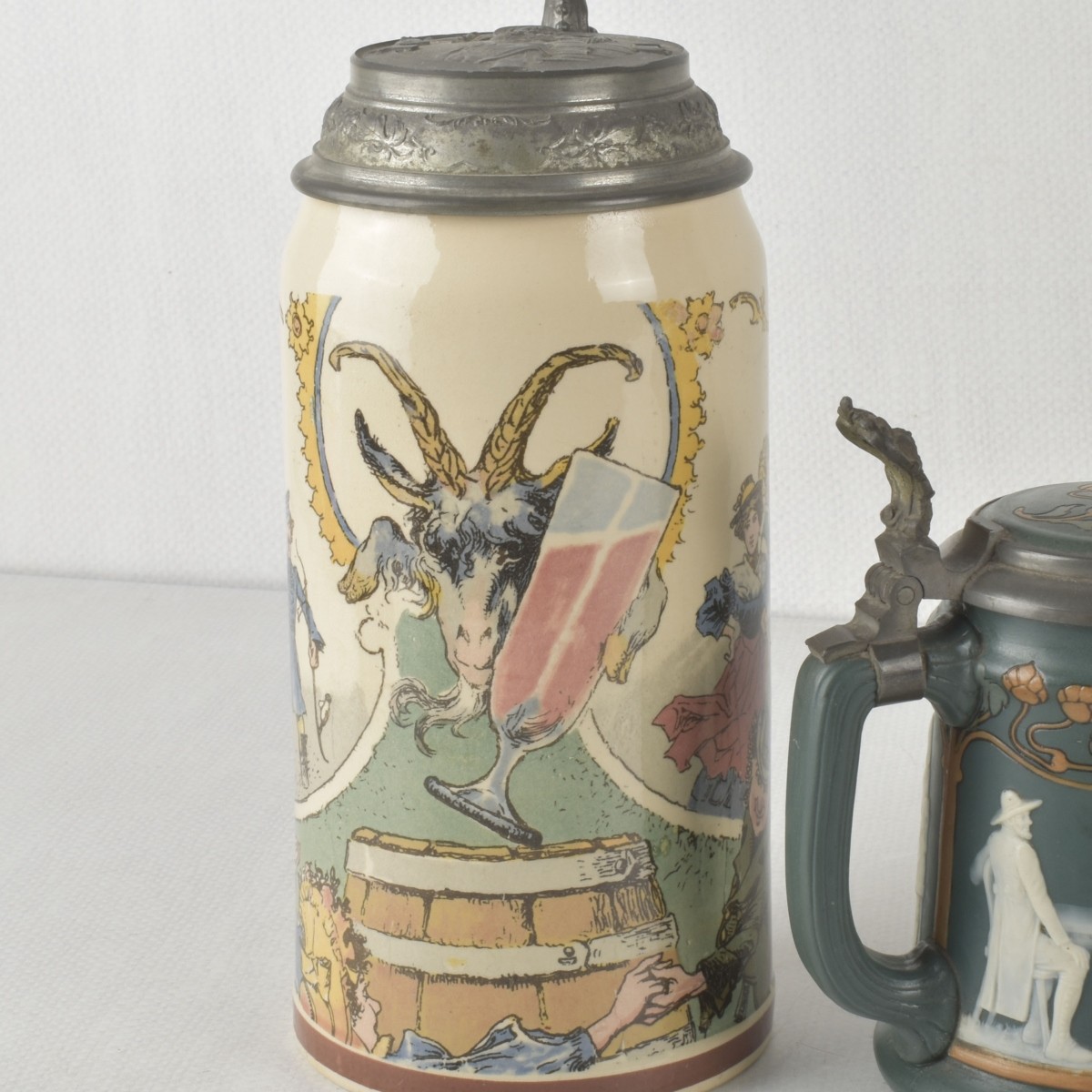 Vintage German Stoneware Steins