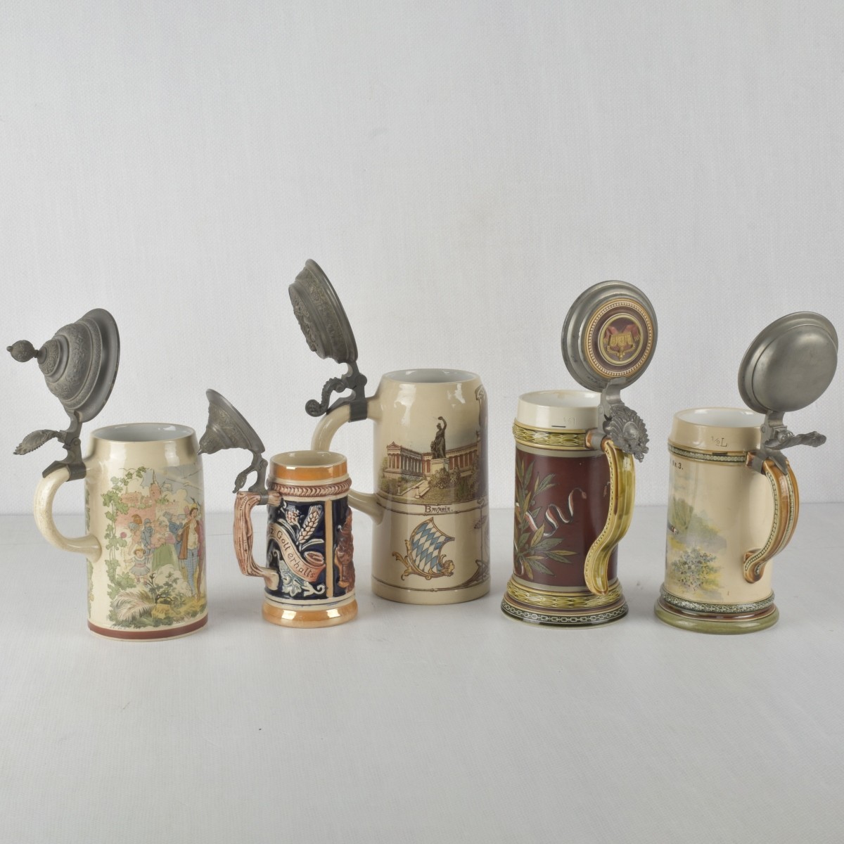 Vintage German Stoneware Steins