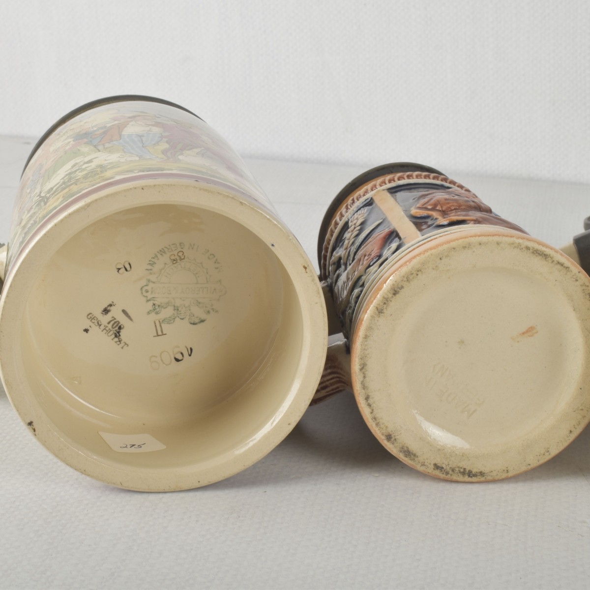Vintage German Stoneware Steins