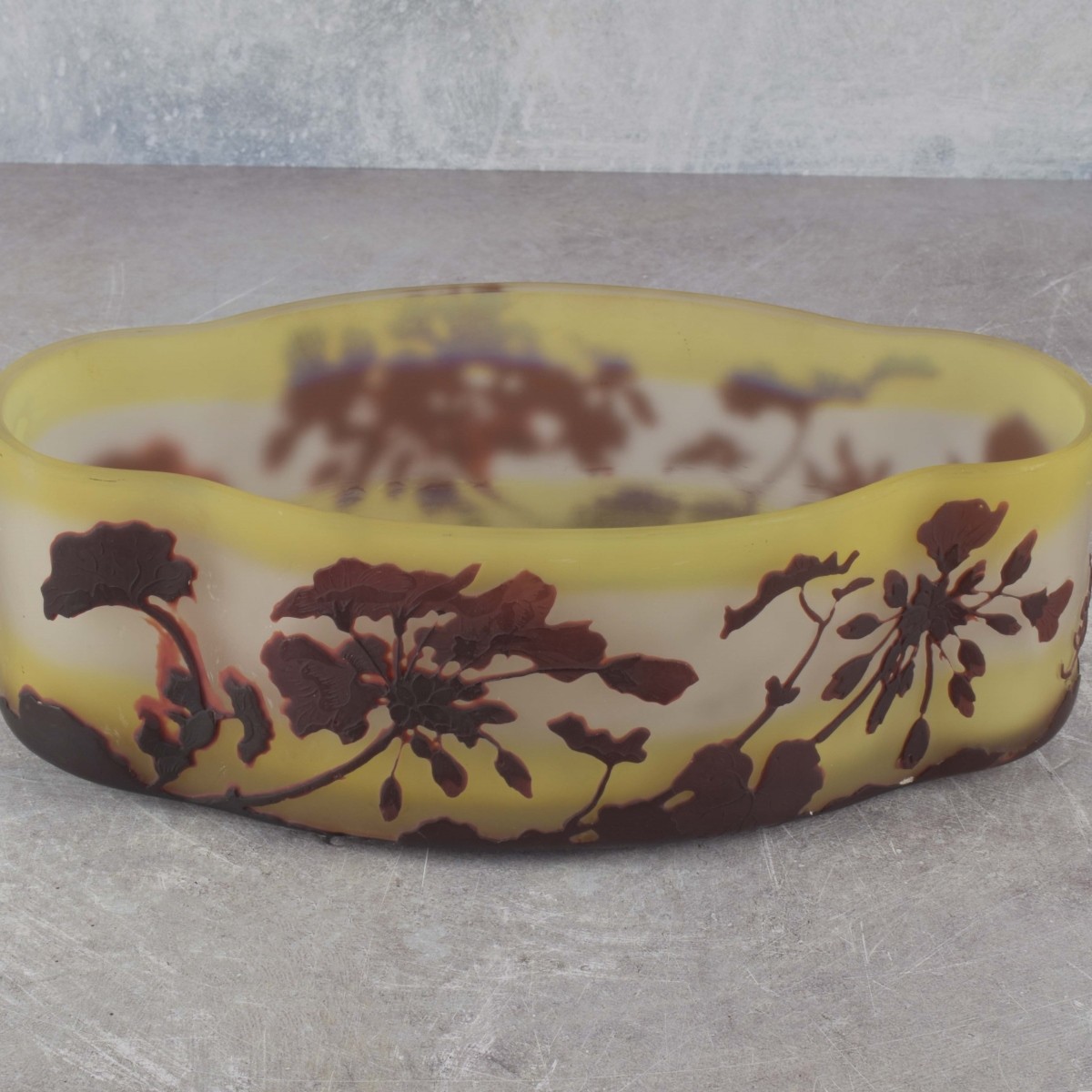 Galle Cameo Glass Bowl