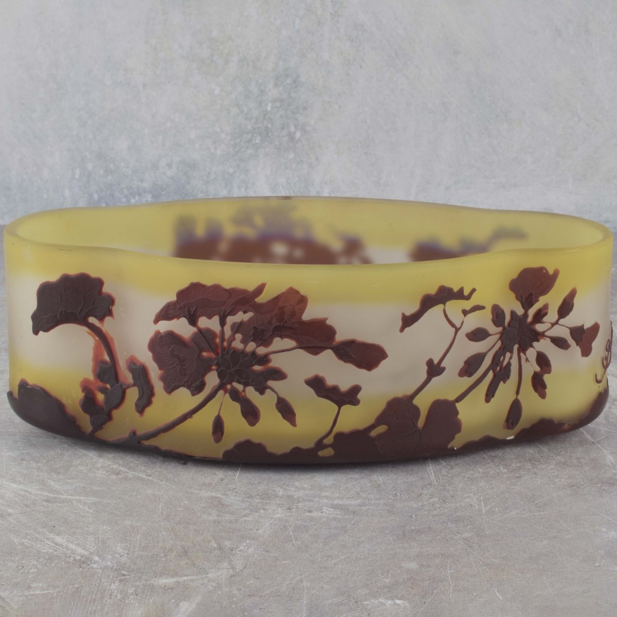Galle Cameo Glass Bowl