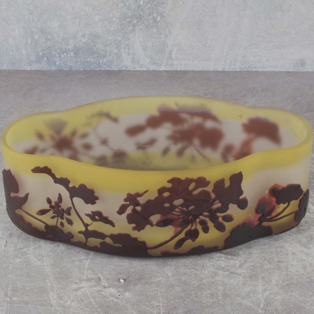 Galle Cameo Glass Bowl