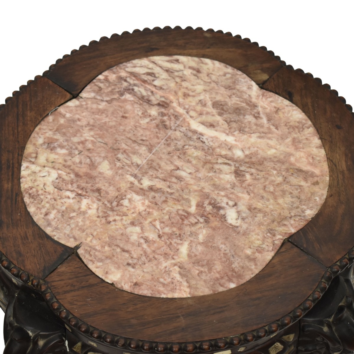 Chinese Carved Hardwood Stand