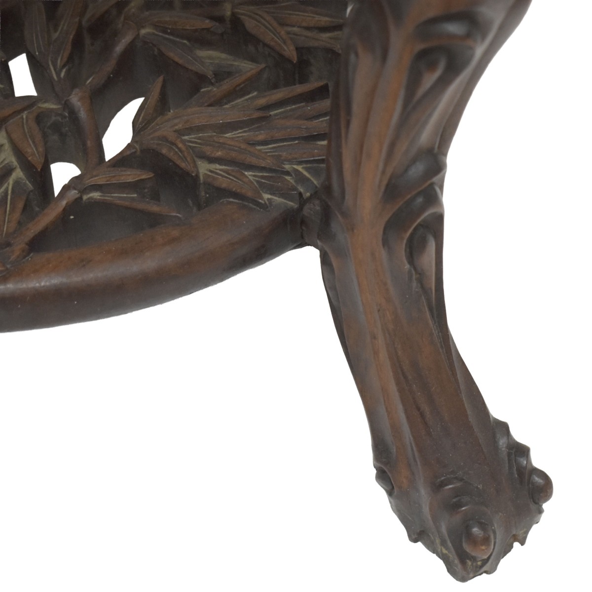 Chinese Carved Hardwood Stand