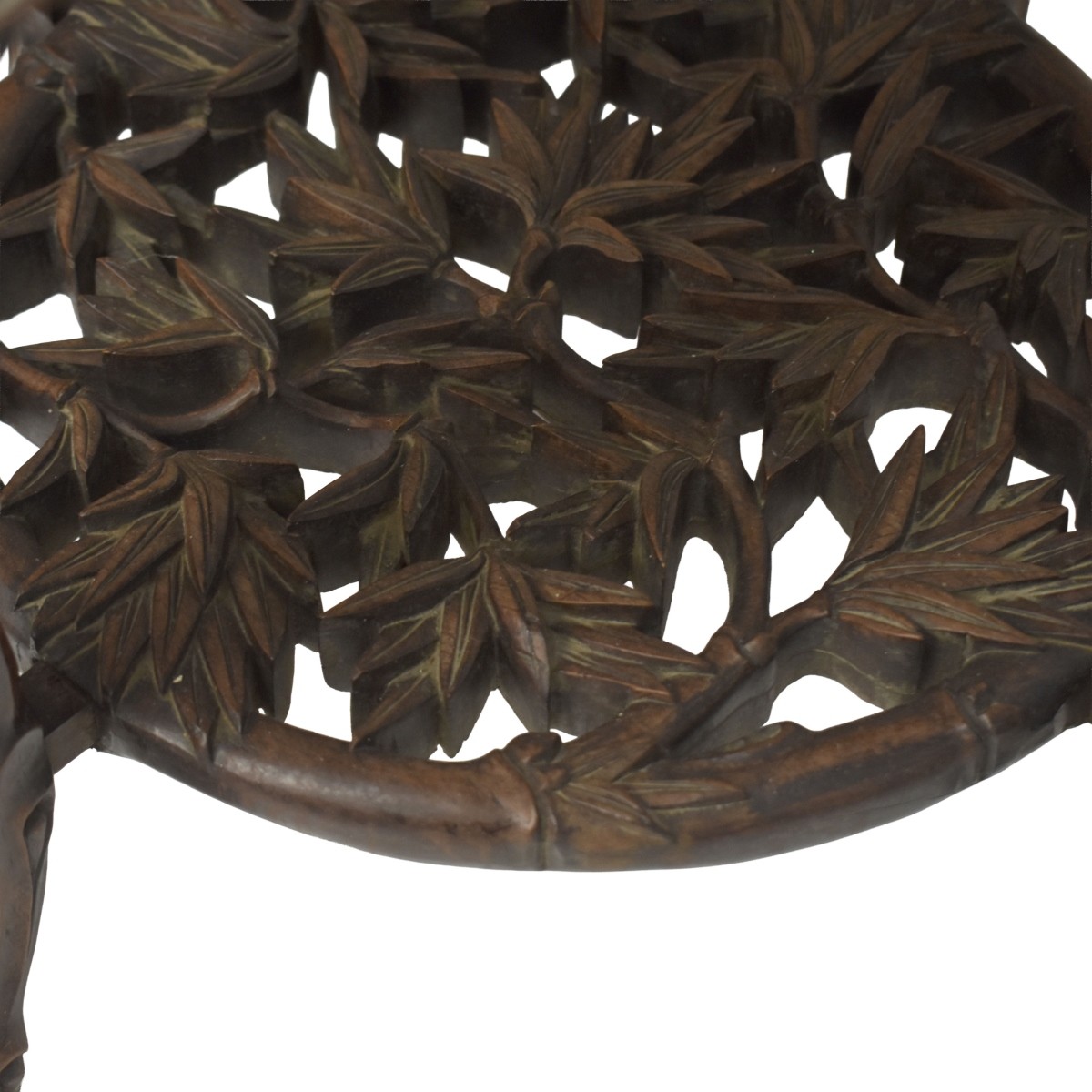 Chinese Carved Hardwood Stand