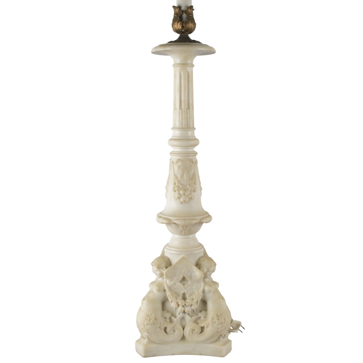 Alabaster Neo-classical Table Lamp