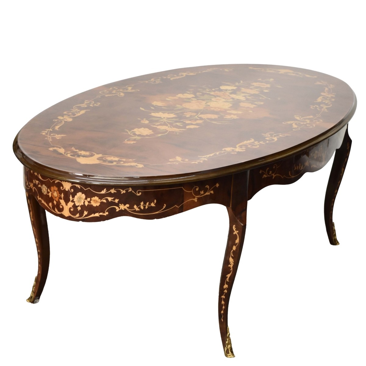 Italian Inlaid Coffee Table