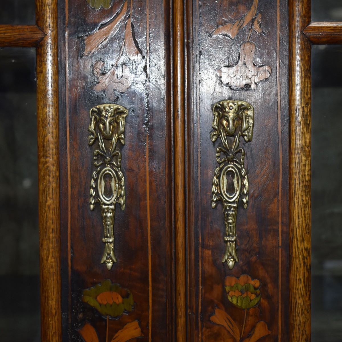 Early 19th C. Dutch Marquetry Cabinet