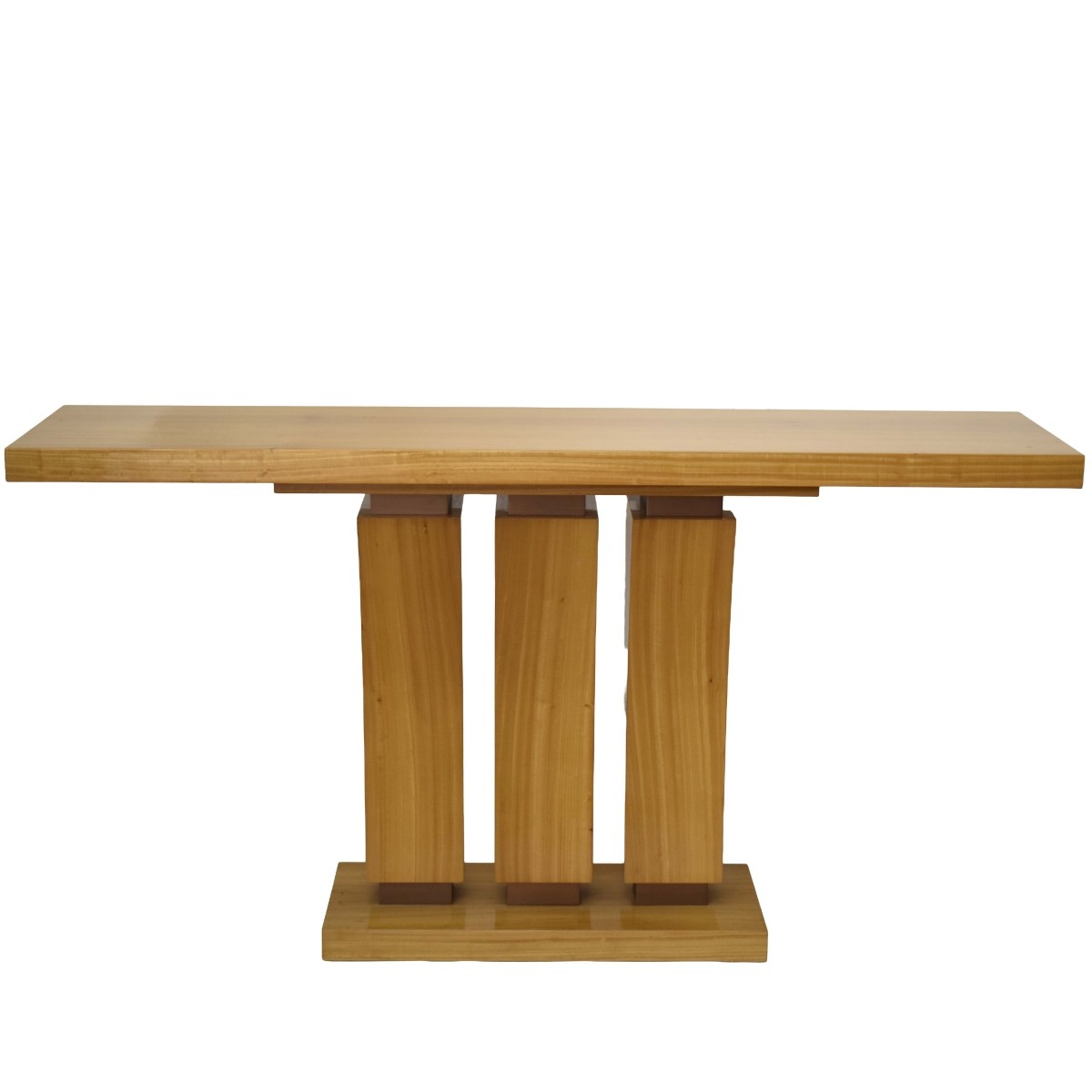 Deco Style Satinwood Console Table