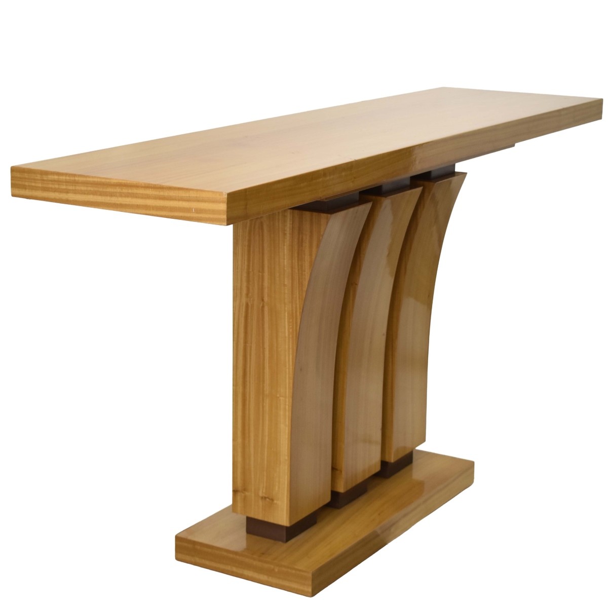 Deco Style Satinwood Console Table