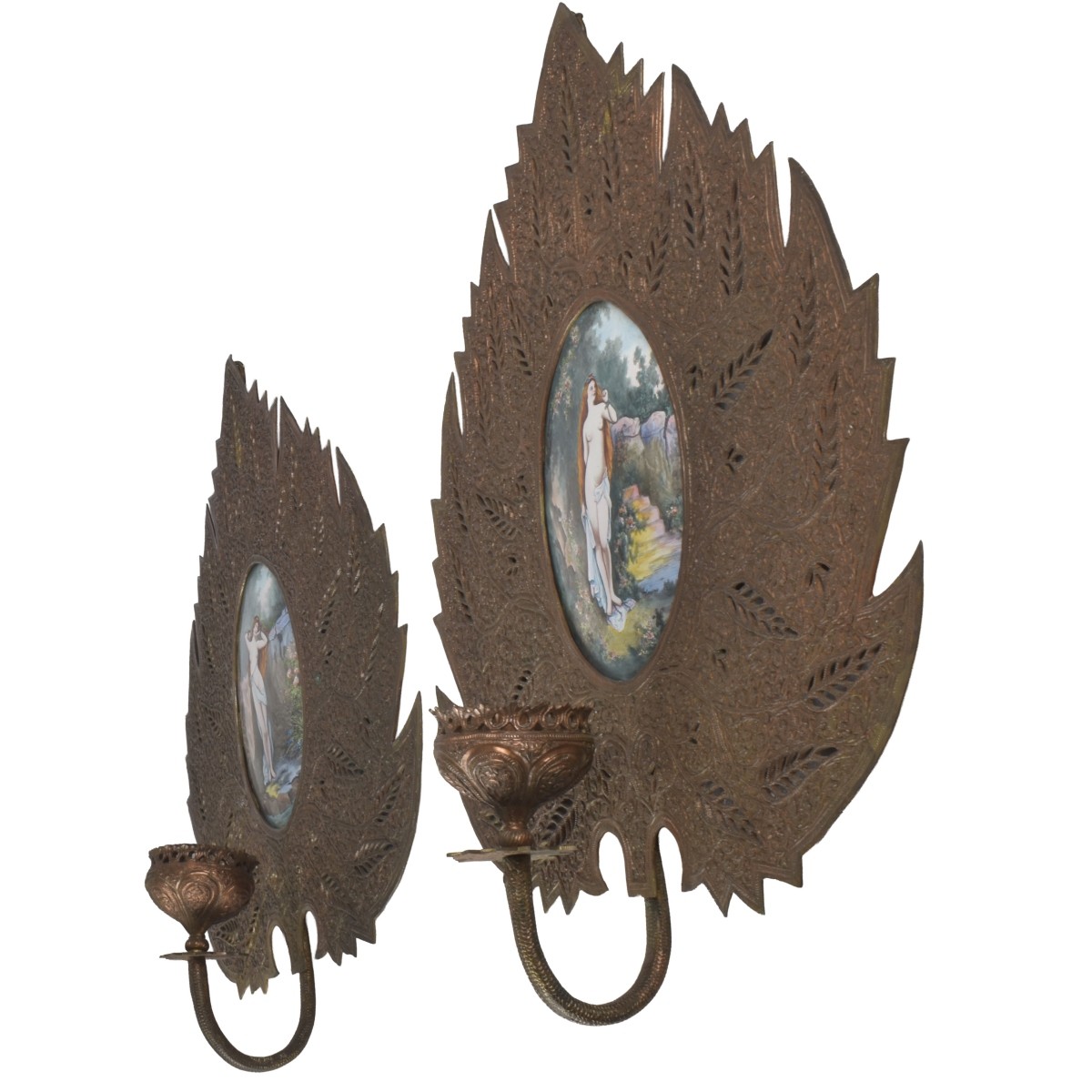 Pair Wall Sconces