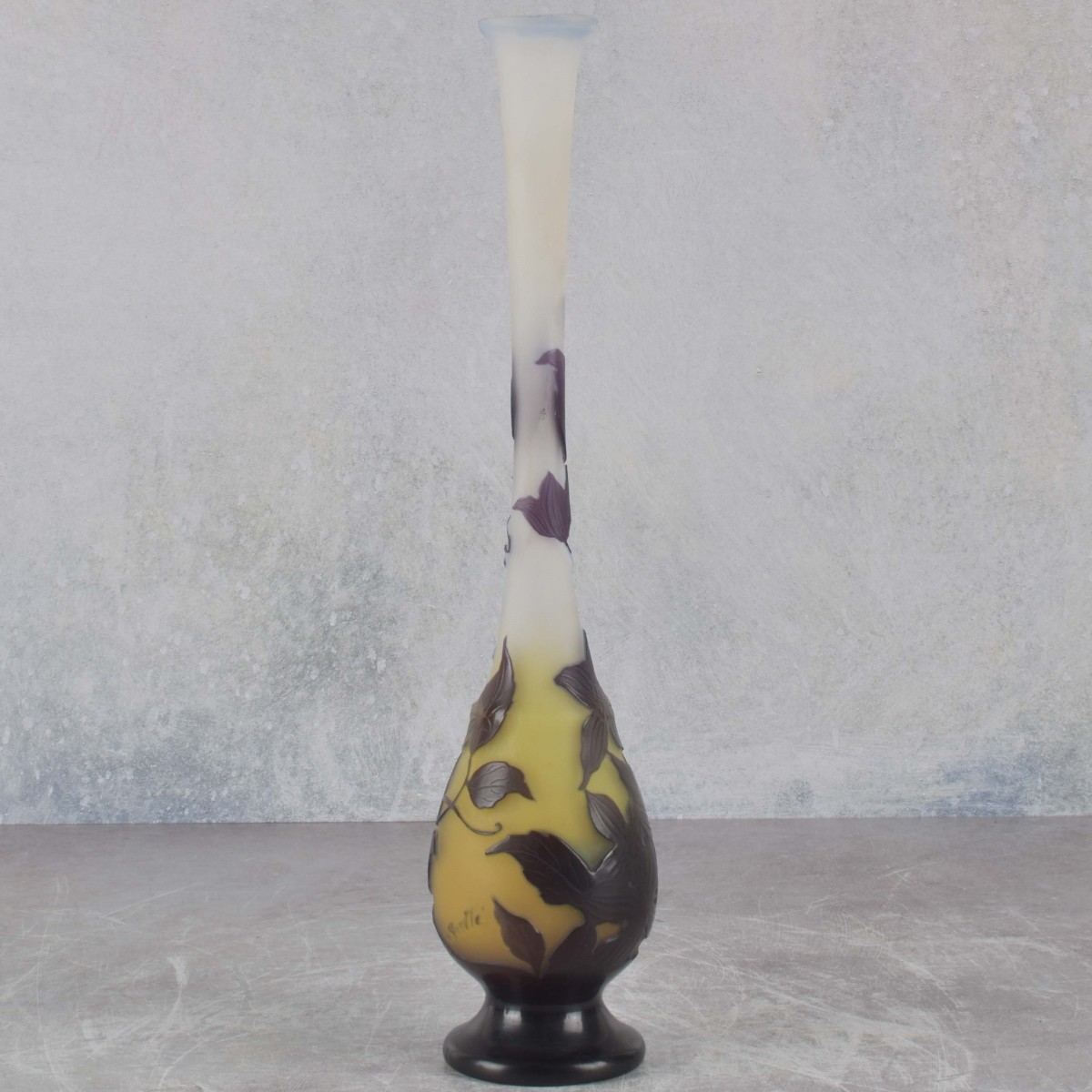 Galle Cameo Glass Vase